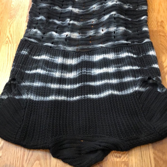 Three shades of gray. 100% cotton crochet sweater. - Picture 7 of 7